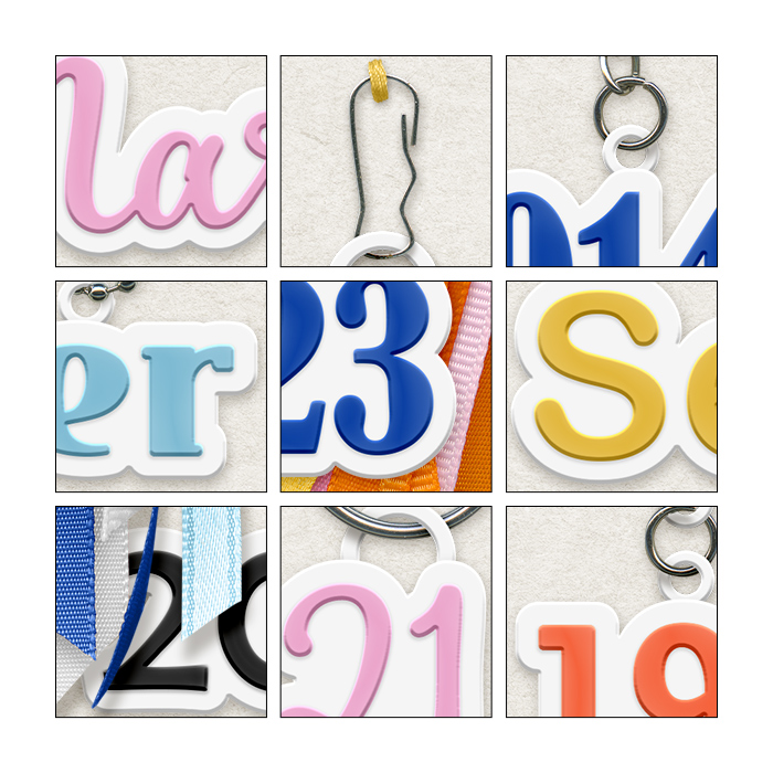 Rubber Keychain Dates - Image 2