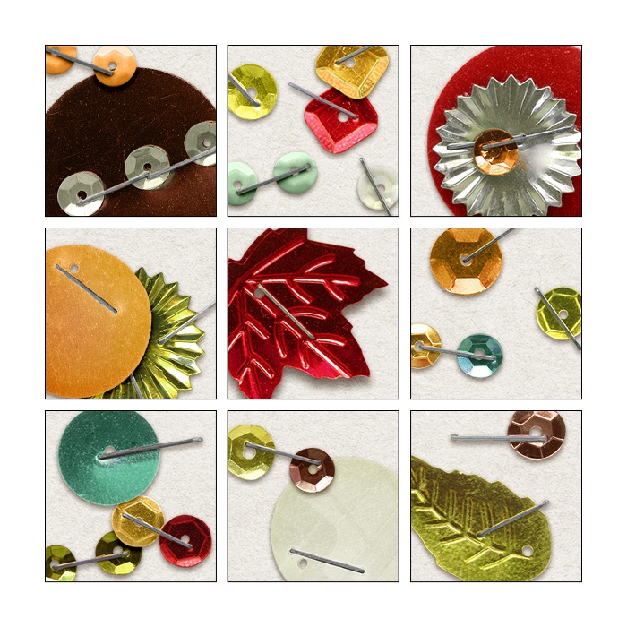 Stapled Sequins 1 – Autumn - Image 2