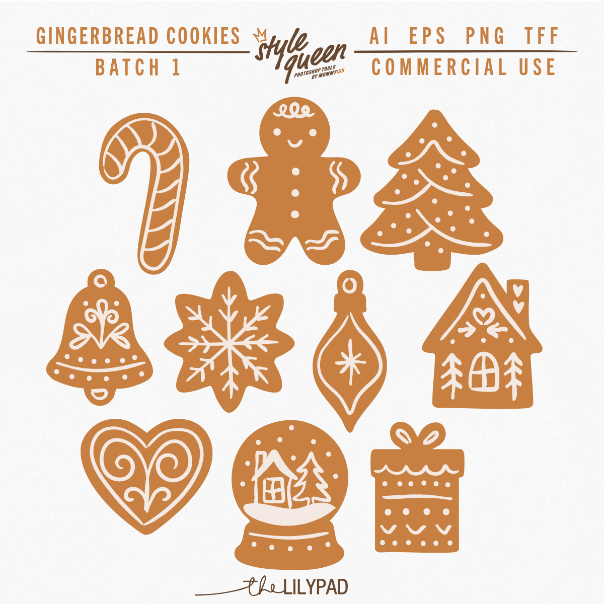 CU | Gingerbread Illustrations Batch 1