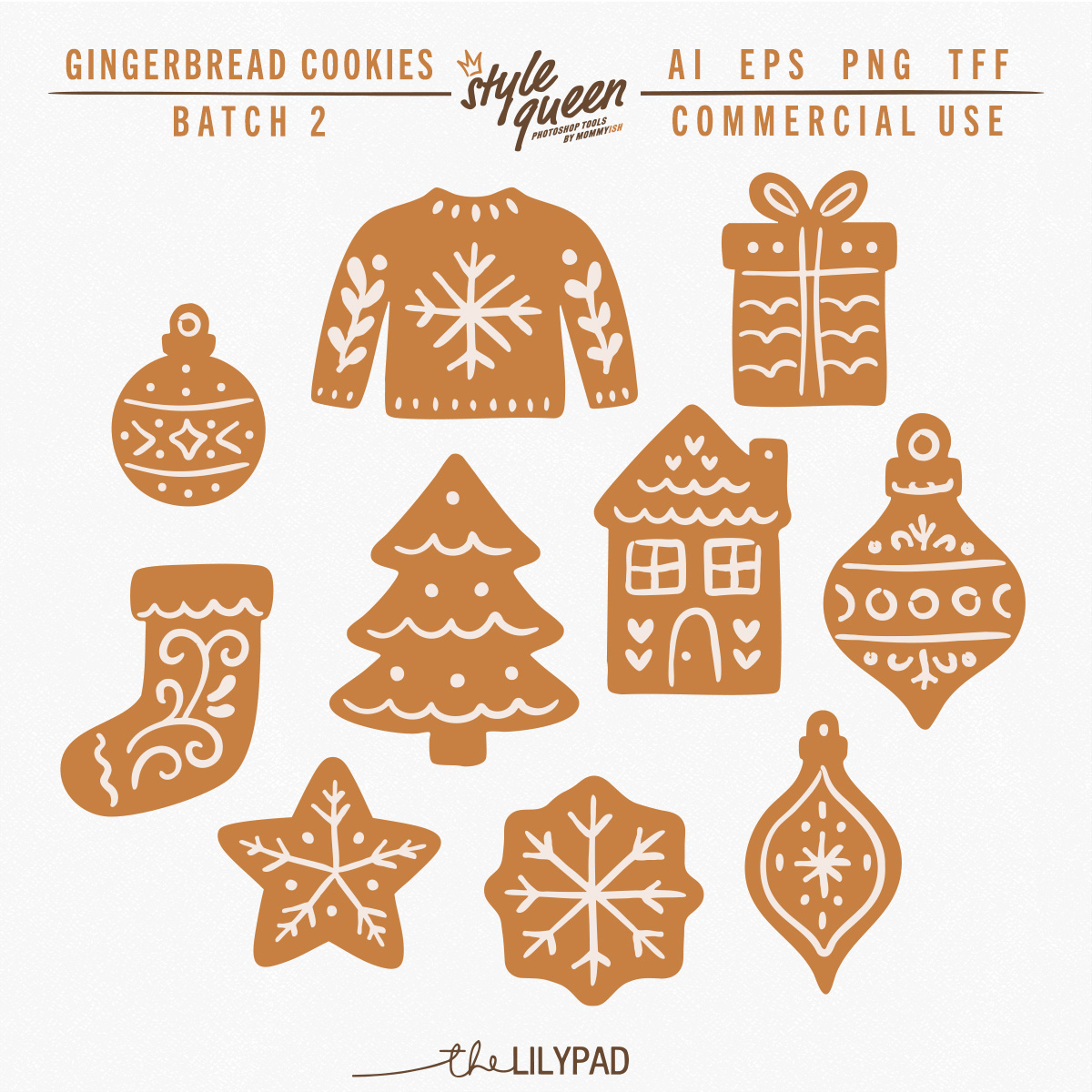 CU | Gingerbread Illustrations Batch 2