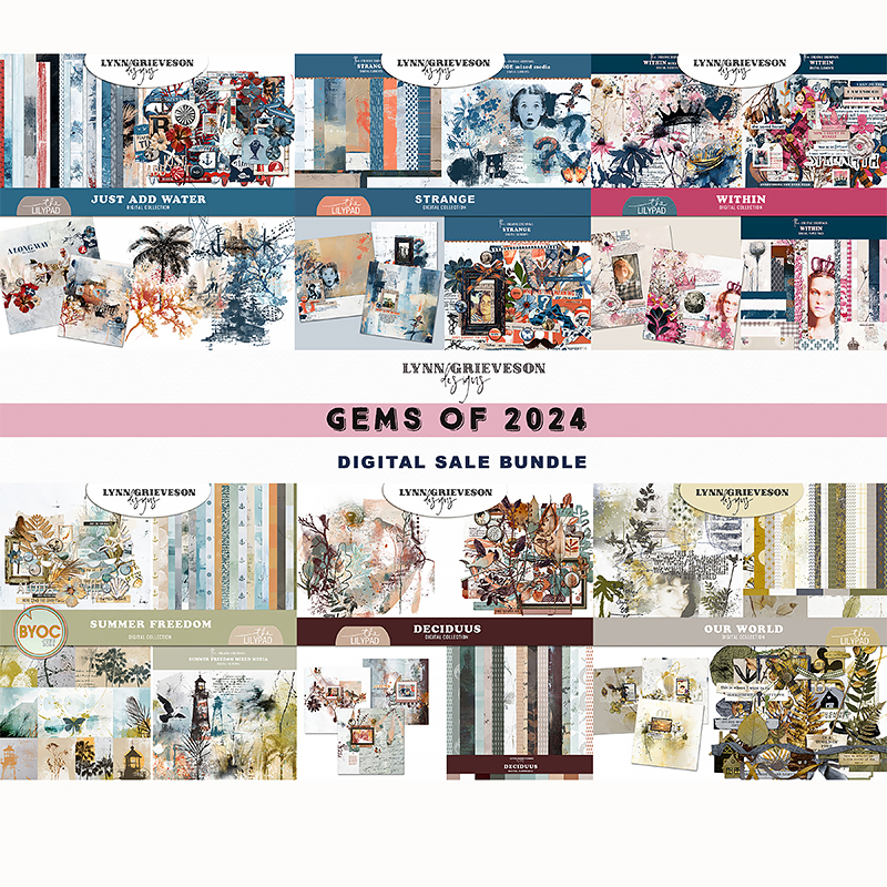 Gems of 2024 Bundle of Digital Scrapbooking Collections