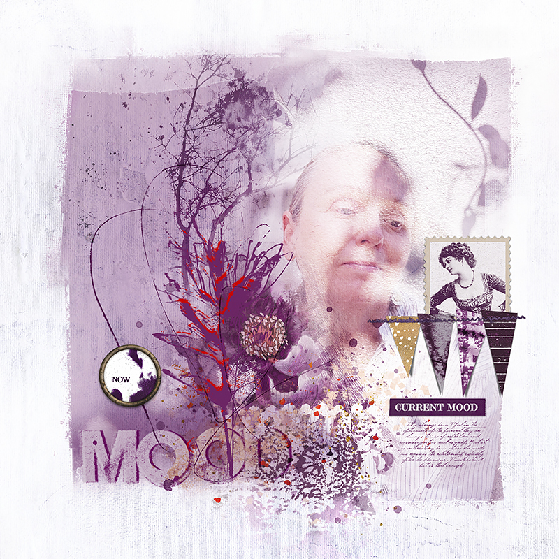 Many Moods Mixed Media Elements by Lynn Grieveson - Image 2
