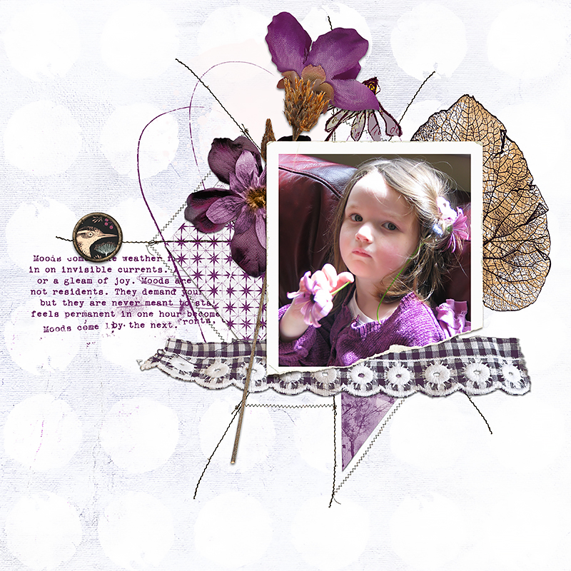 Many Moods Mixed Media Elements by Lynn Grieveson - Image 5