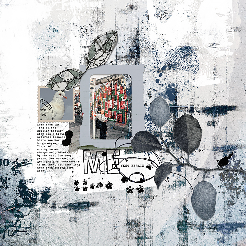 Messy Backgrounds Digital Scrapbooking Paper Pack by Lynn Grieveson - Image 2