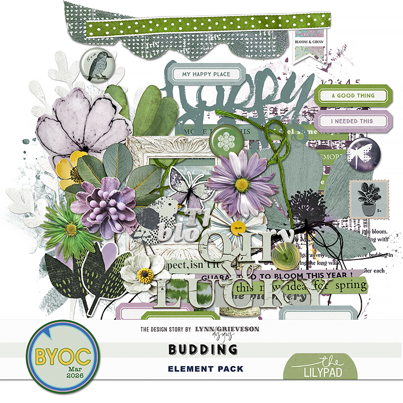 Budding Digital Scrapbooking Kit by Lynn Grieveson - Image 3