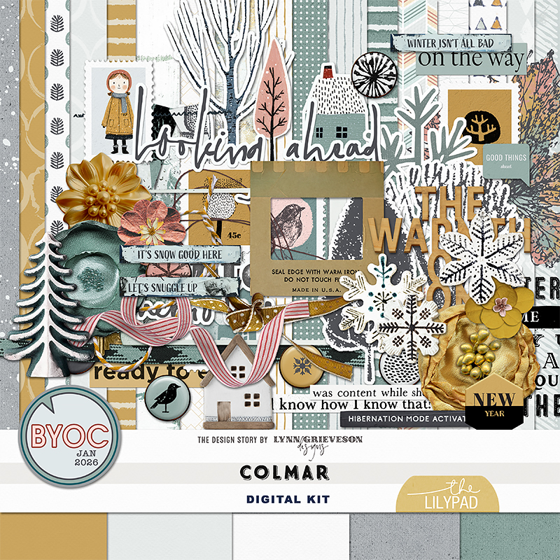 Colmar Digital Scrapbooking Kit by Lynn Grieveson
