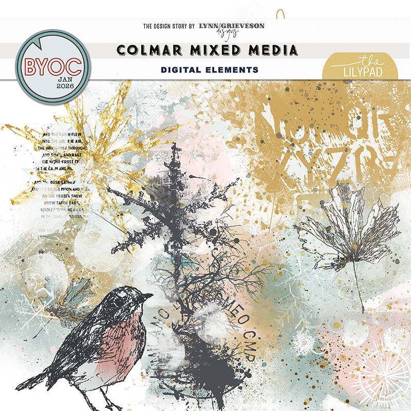 Colmar Mixed Media Elements by Lynn Grieveson