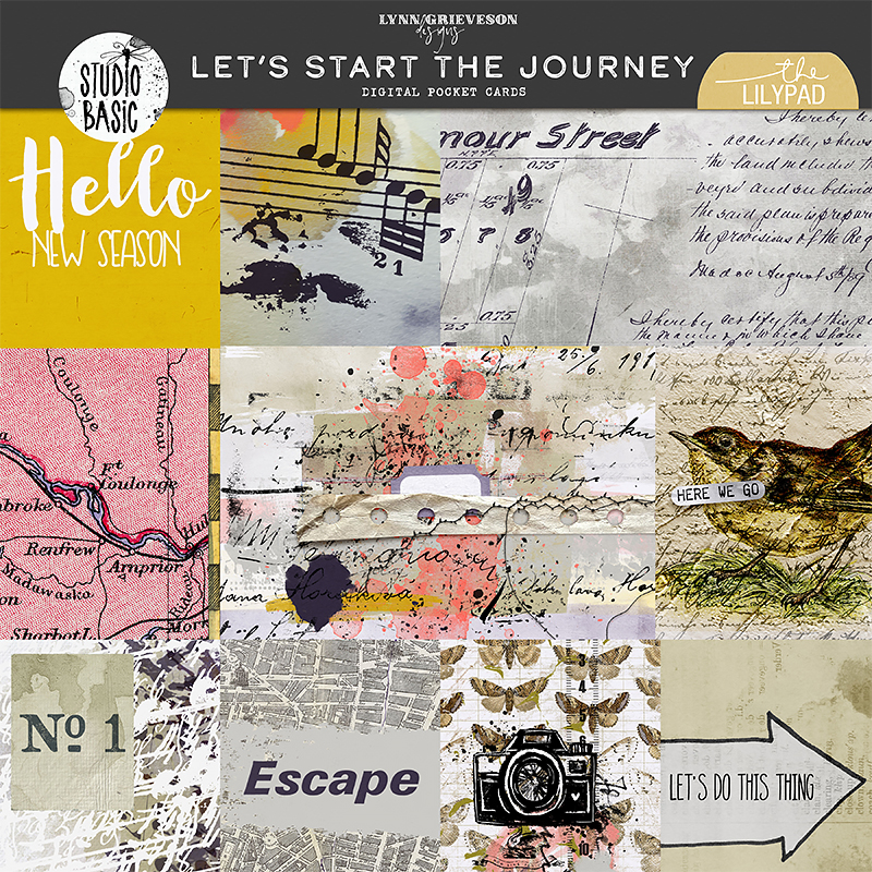Let's Start The Journey Pocket Cards by Lynn Grieveson and Studio Basic