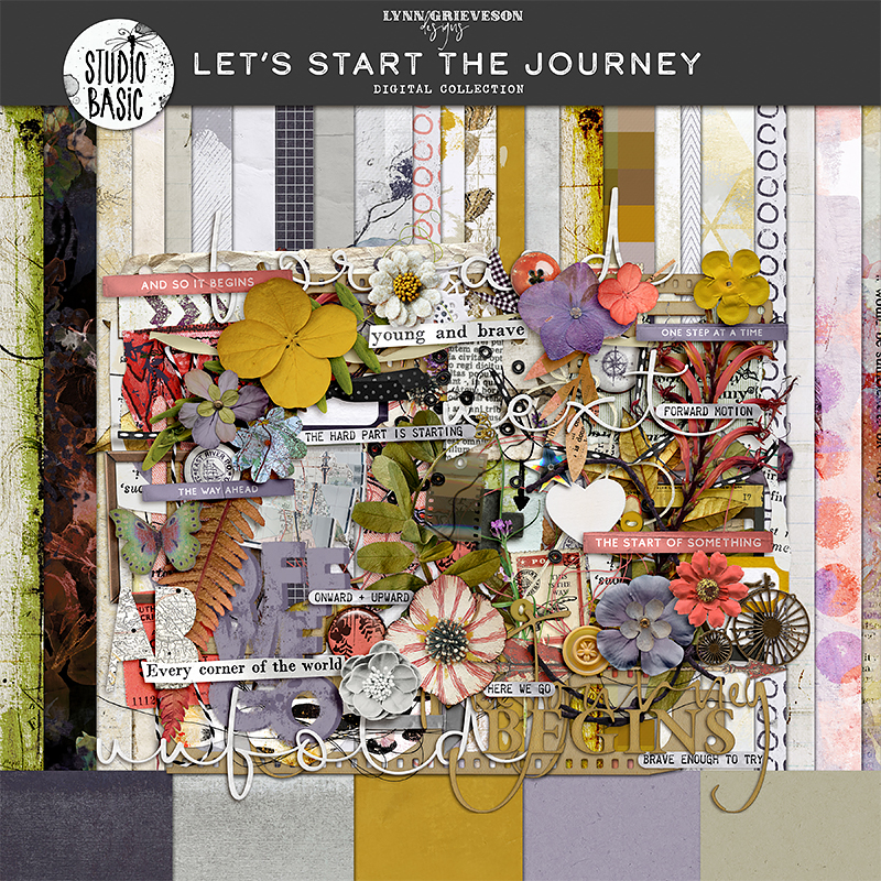 Let's Start The Journey Kit by Lynn Grieveson and Studio Basic