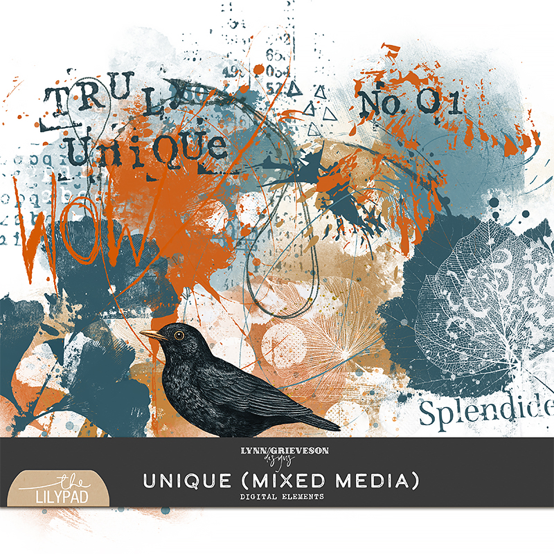 Unique Mixed Media Elements by Lynn Grieveson