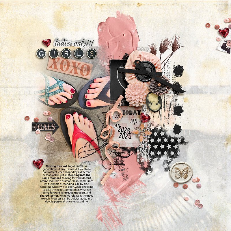 Oh Life Template Set by Digital Scrapbook designer Lynn Grieveson - Image 3