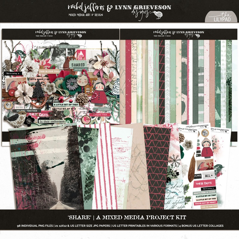 Share Mixed Media Project Kit
