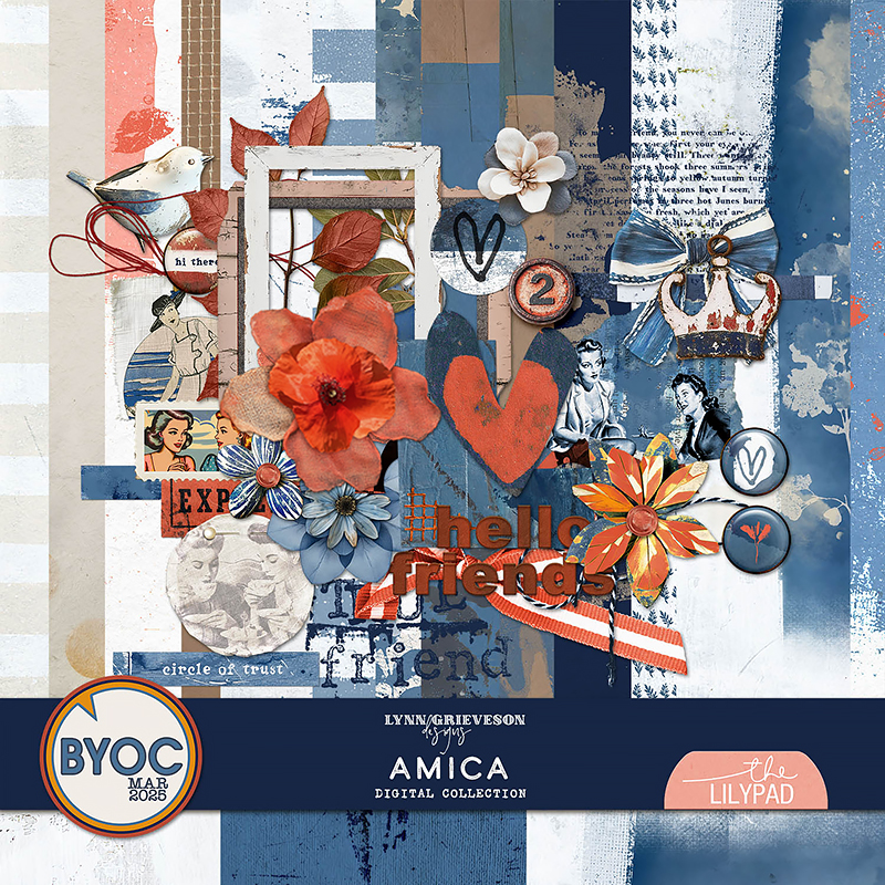 Amica Digital Scrapbooking Kit by Lynn Grieveson