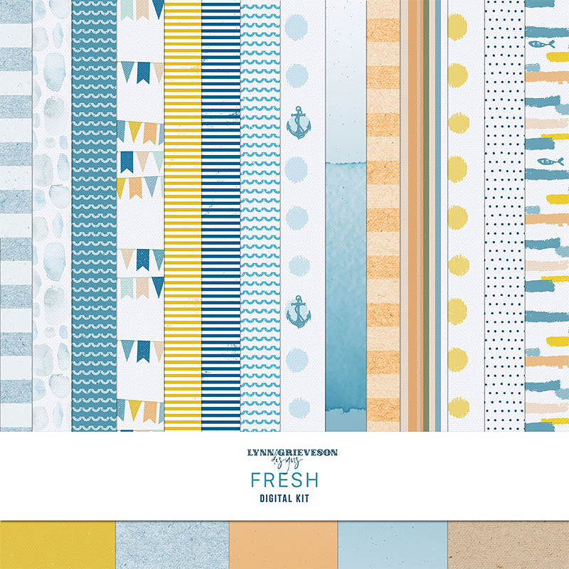 Fresh Digital Scrapbooking Kit - Image 2