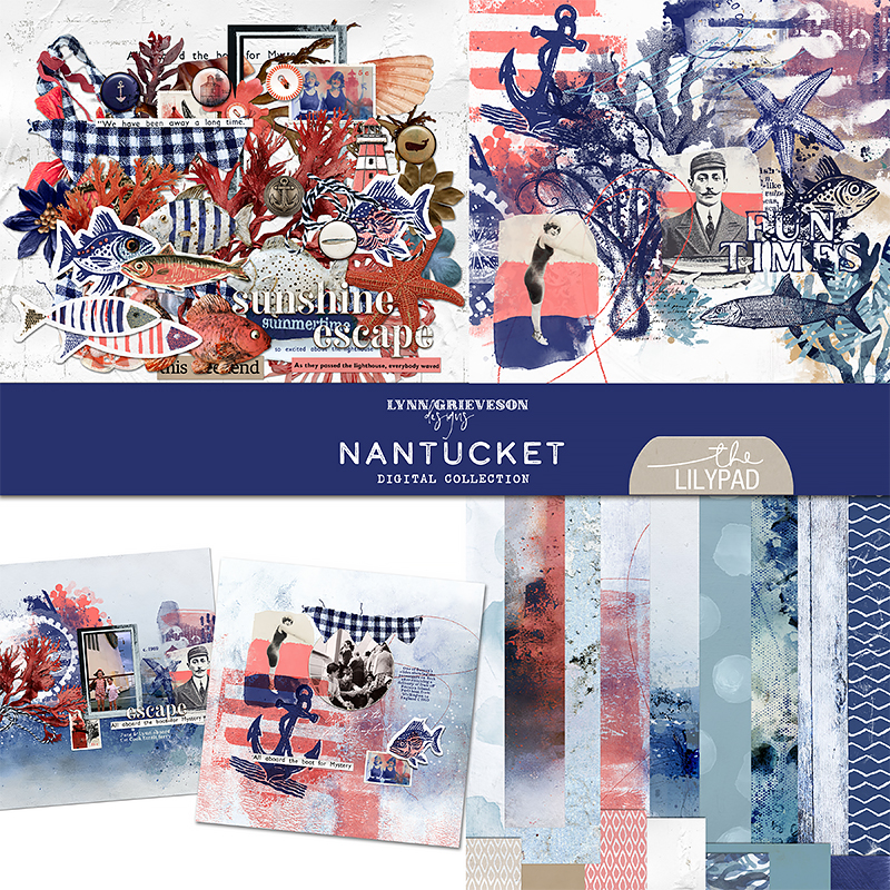 Nantucket Digital Scrapbooking Collection by Lynn Grieveson