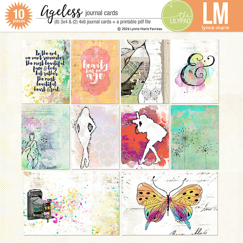 Ageless journal cards
