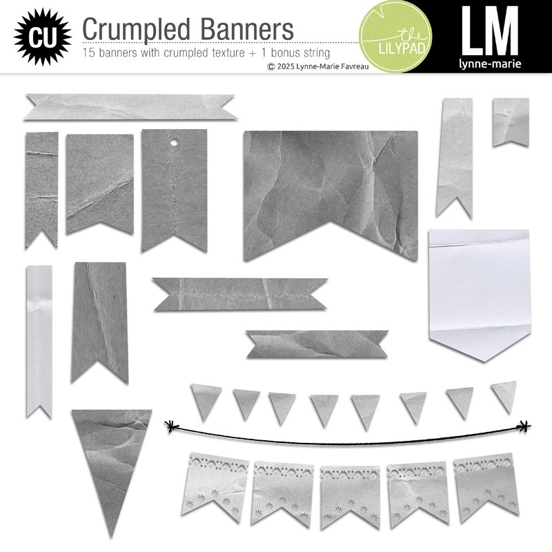 CU Crumpled Banners
