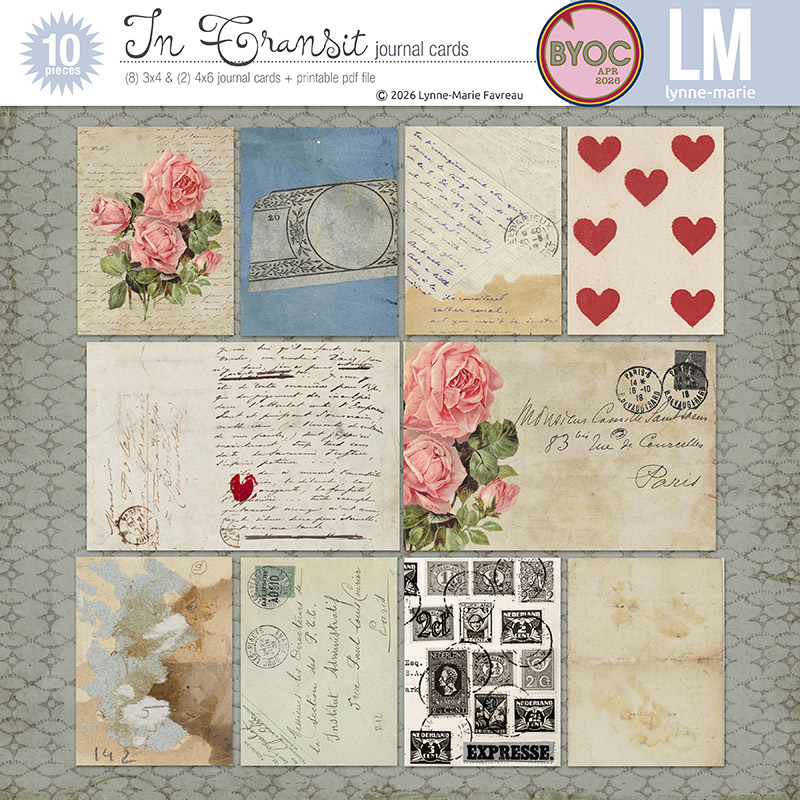 In Transit journal cards