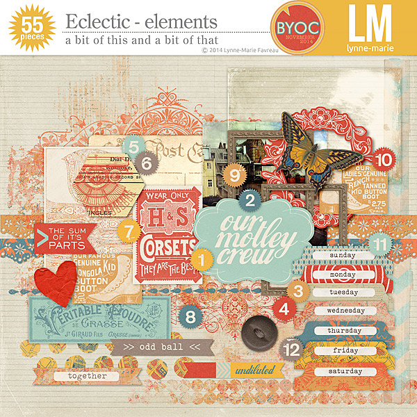 Eclectic elements