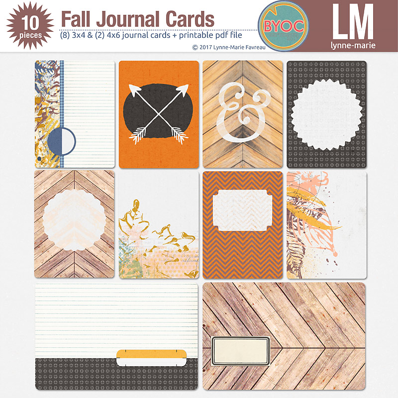Fall Journal Cards