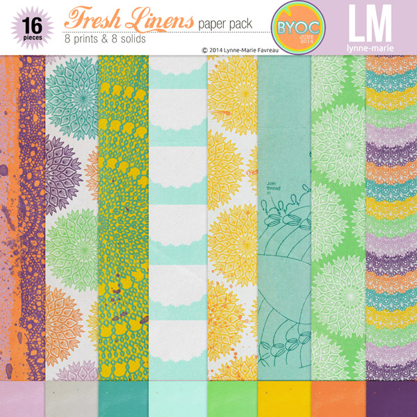 Fresh Linens papers