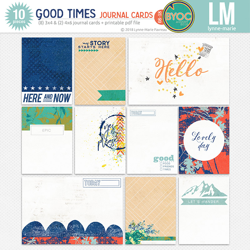 Good Times journal cards