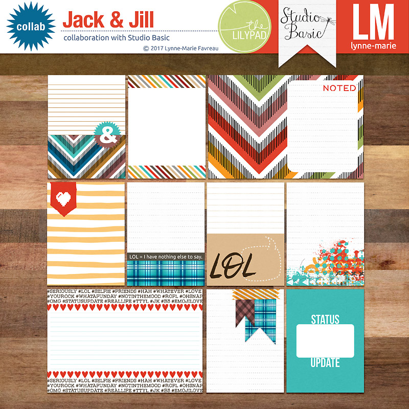 Jack & Jill journal cards