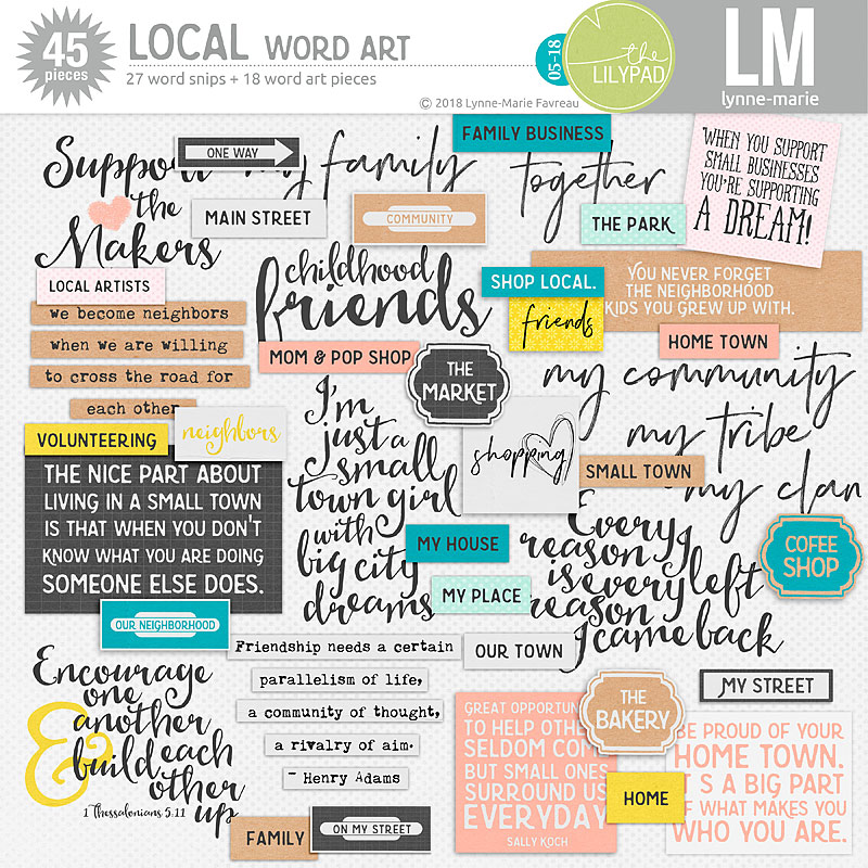 Local wordart