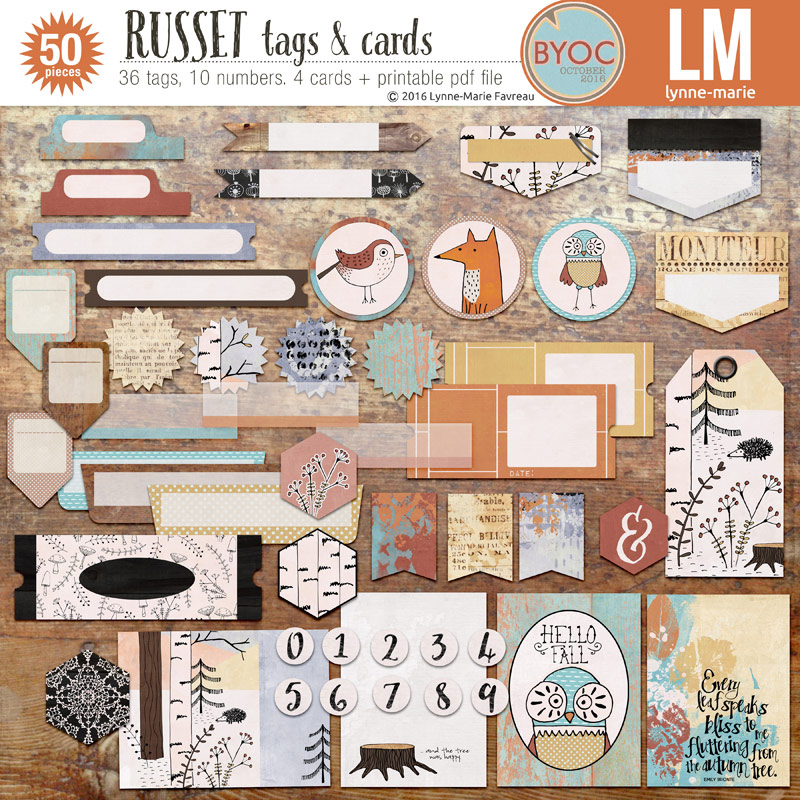 Russet tags & cards