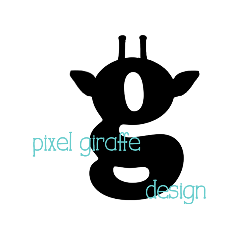 Pixel Giraffe Design