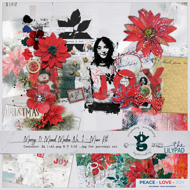 Merry & Mixed Media No. 1 [mini kit]