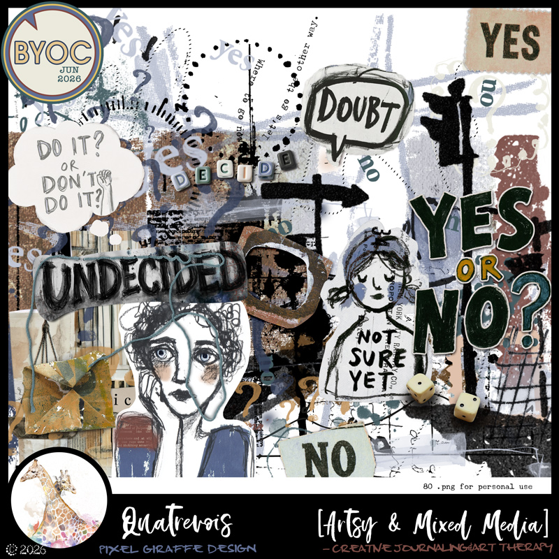 Quatrevois [Artsy & Mixed Media] by Pixel Giraffe Design
