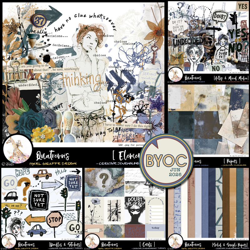 Quatrevois [collection] by Pixel Giraffe Design