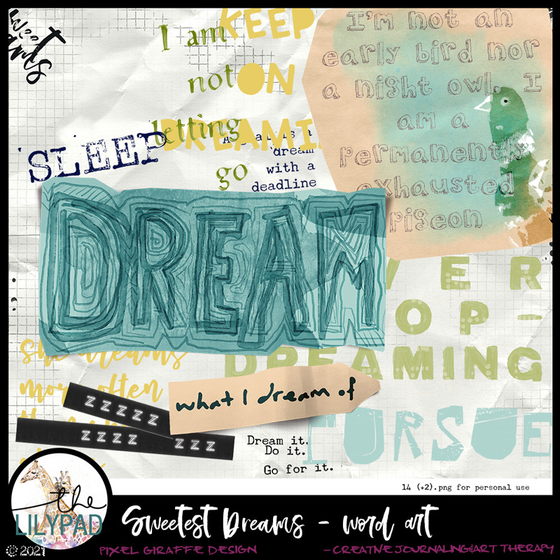 Sweetest Dreams [Word Art]