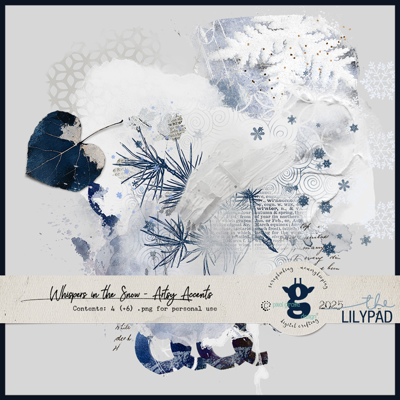 Whispers in the Snow [mixed media accents]