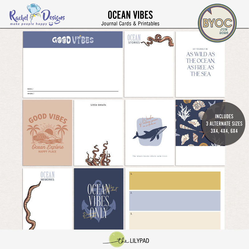 Ocean Vibes | Pocket Cards