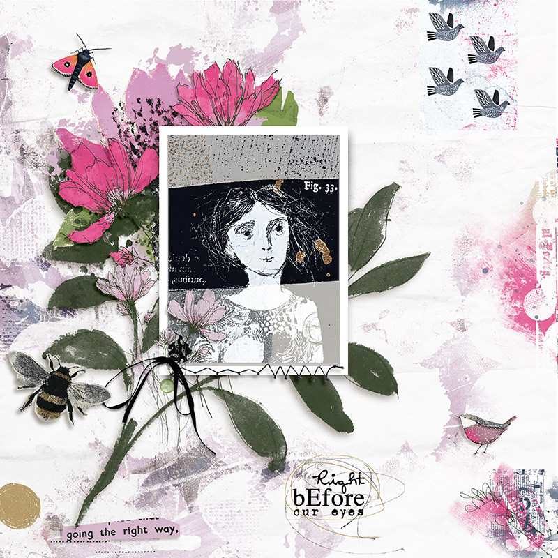 Hear My Voice: 41 - Awakening | Mixed Media Digital Scrapbooking Elements - Image 3