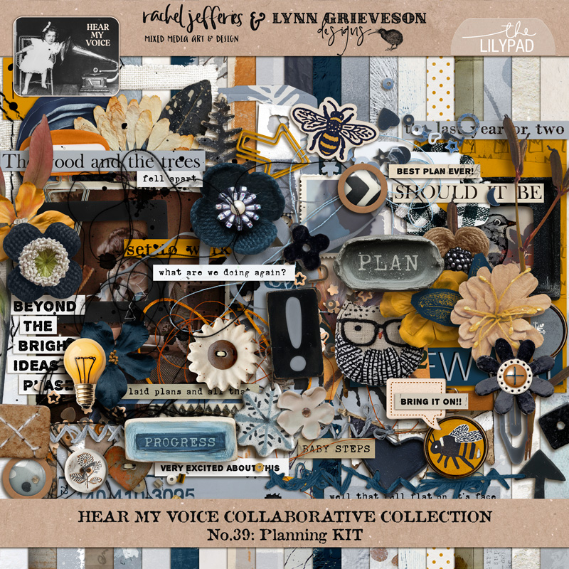 Hear My Voice: 39 Planning | Digital Scrapbooking Kit