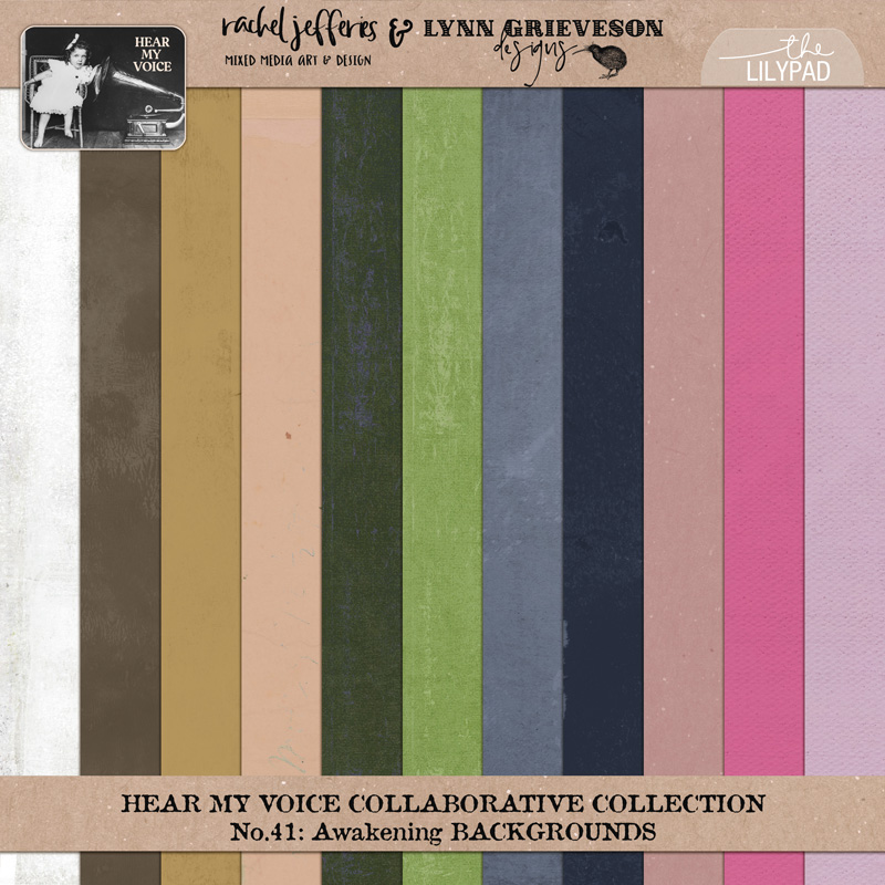 Hear My Voice: 41 - Awakening | Digital Scrapbooking Background Papers