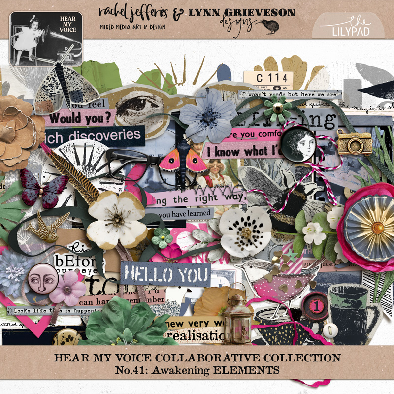 Hear My Voice: 41 - Awakening | Digital Scrapbooking Kit - Image 3