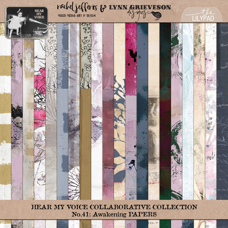 Hear My Voice: 41 - Awakening | Digital Scrapbooking Kit - Image 2