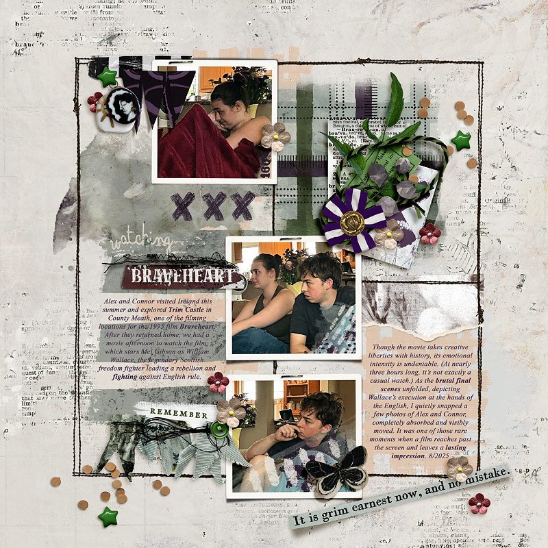Hear My Voice: 35 - Fighting | Digital Scrapbooking Kit - Image 14
