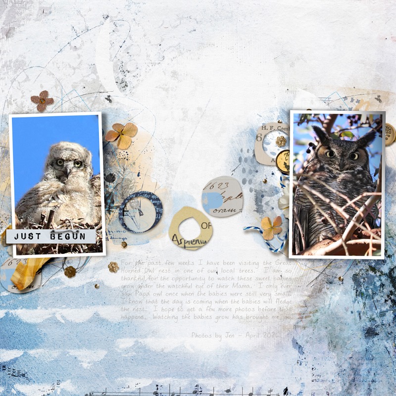 Hear My Voice: 42 - Pottering | Mixed Media Digital Scrapbooking Elements - Image 9