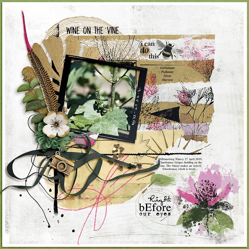 Hear My Voice: 41 - Awakening | Mixed Media Digital Scrapbooking Elements - Image 8