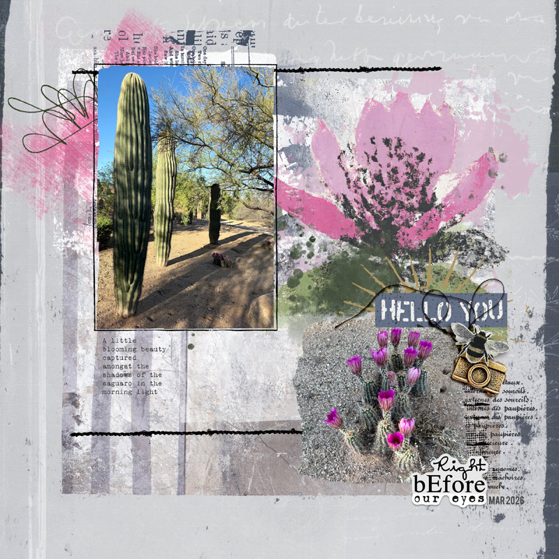 Hear My Voice: 41 - Awakening | Mixed Media Digital Scrapbooking Elements - Image 6
