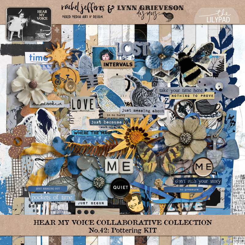 Hear My Voice: 42 - Pottering | Digital Scrapbooking Kit