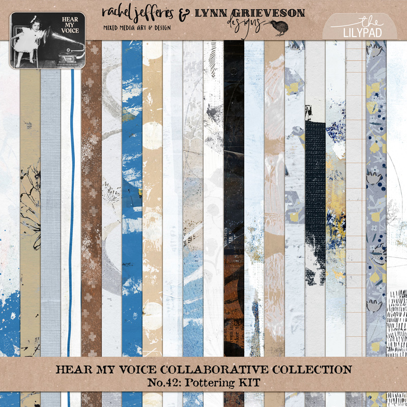Hear My Voice: 42 - Pottering | Digital Scrapbooking Kit - Image 3