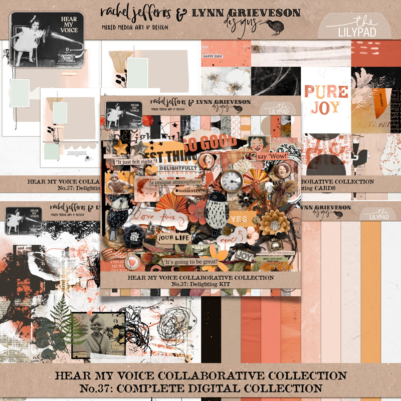 Hear My Voice: 37 - Delighting | The Complete Digital Scrapbooking Mega Collection