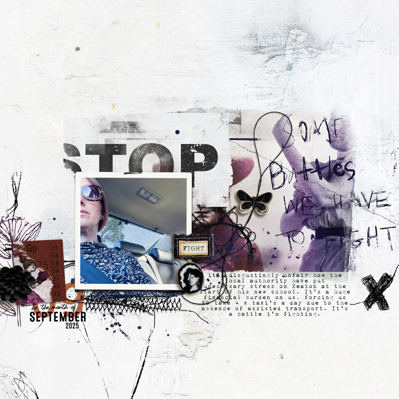 Hear My Voice: 35 - Fighting | Digital Scrapbooking Kit - Image 5