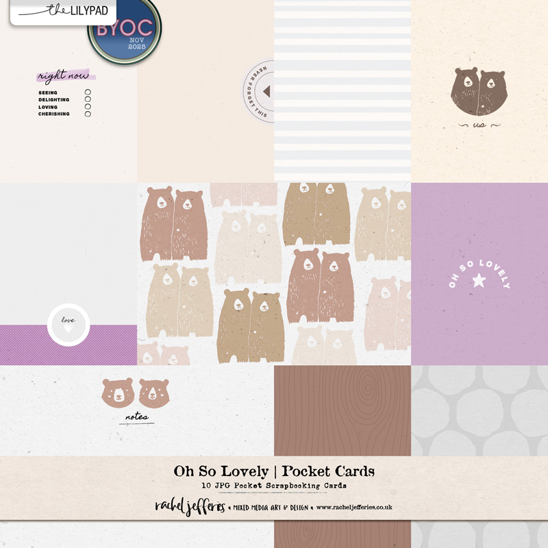 Oh So Lovely | Pocket Cards